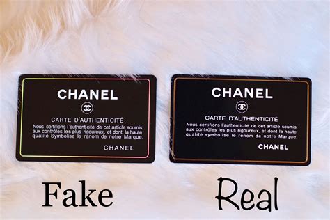 chanel authenticity card fake vs real|authentic copy of chanel handbags.